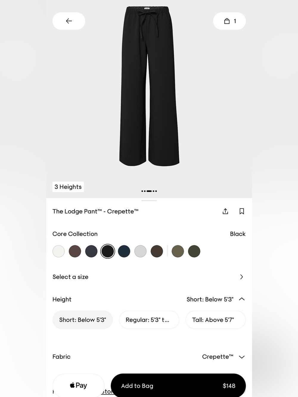 Aritzia The Lodge Pant - Crepette